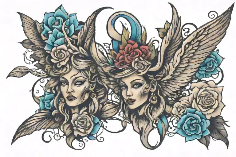 Forever Young tattoo design idea