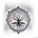 Tree of Life tattoo design idea