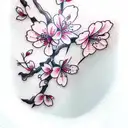 Cherry Blossom tattoo design idea
