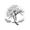 Cherry Blossom tree tattoo design idea