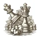 chess piece tattoo design idea