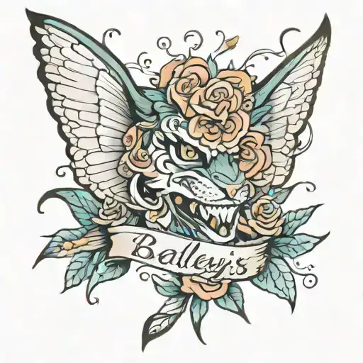 bailey's room  tattoo design idea