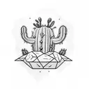 cactus jack logo tattoo design idea