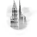 Burj Khalifa tattoo design idea