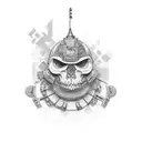 Ukrainian sapper tattoo design idea