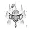 Ukrainian sapper tattoo design idea