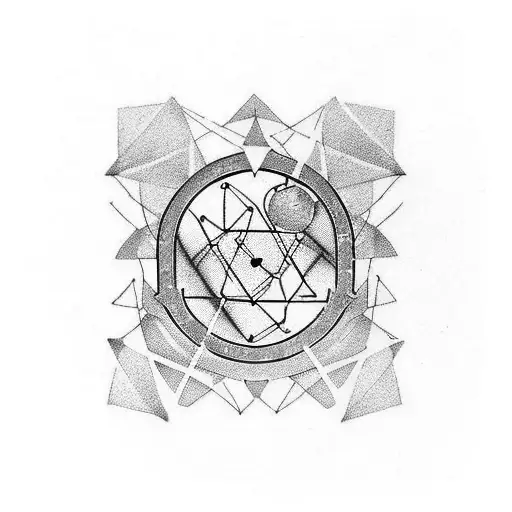 chemistry, boyle law gases tattoo design idea