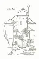 Crete holiday doodle  tattoo design idea