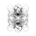 Quantum entanglement tattoo design idea