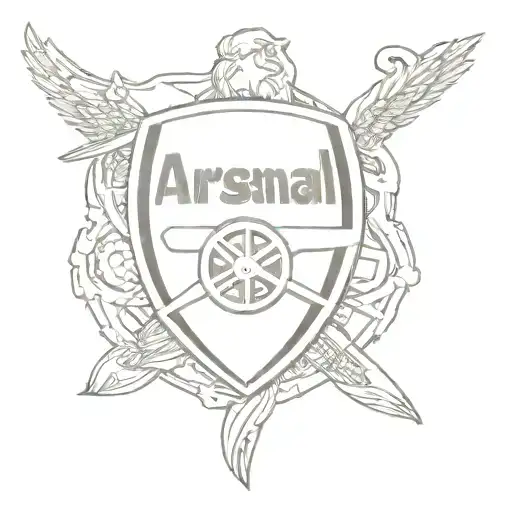 Arsenal FC logo tattoo design idea