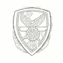 Arsenal FC logo tattoo design idea