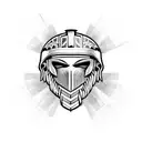 Gladiator spartan tattoo design idea