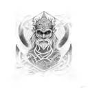 labyrinth  tattoo design idea