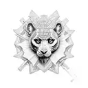 labyrinth  tattoo design idea