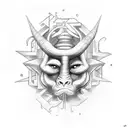 labyrinth  tattoo design idea