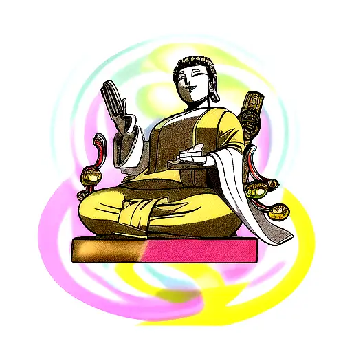 Buddha tattoo design idea