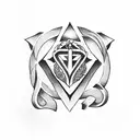 Seal of Solomon tattoo design idea