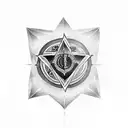 Seal of Solomon tattoo design idea
