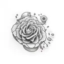 hour glass half full tattoo design idea