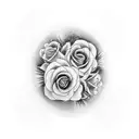 hour glass half full tattoo design idea