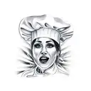 Kitchen Chef tattoo design idea