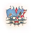 jigsaw falling into place tattoo design idea