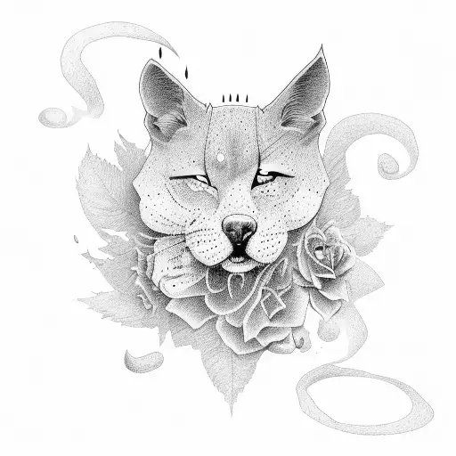 A stylized representation of Ethel Cain's favorite song lyrics tattoo design idea