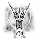 Anubis tattoo design idea