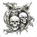 fear and Fridays zach Bryan tattoo design idea