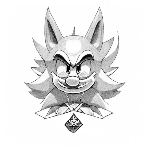 Mario, link from zelda, sonic the hedgehog tattoo design idea