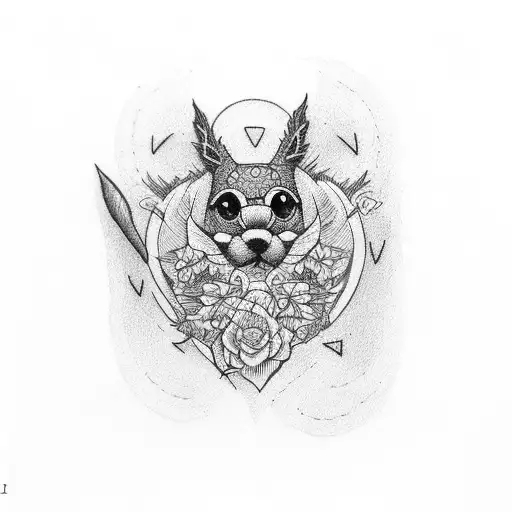 small matching valentines  tattoo design idea