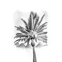 Palm Tree tattoo design idea