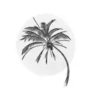 Palm Tree tattoo design idea
