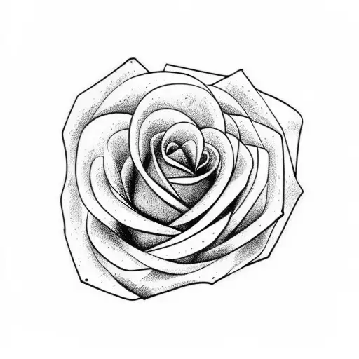 roses and vikings tattoo design idea