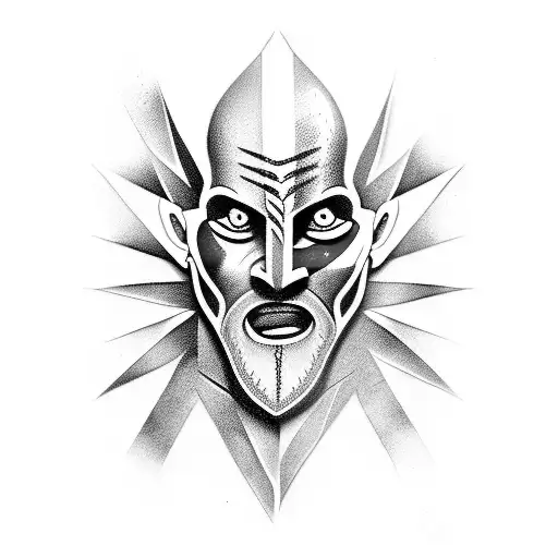 kratos  tattoo design idea