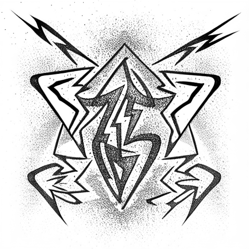 Lightning Bolt tattoo design idea