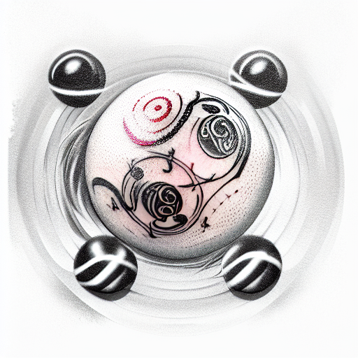 8 Ball tattoo design idea