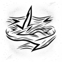 Lightning Bolt tattoo design idea