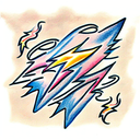 Lightning Bolt tattoo design idea
