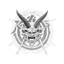 devil gene symbol tekken tattoo design idea
