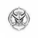devil gene symbol tekken tattoo design idea