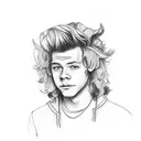 harry styles louis tomlinson niall horan liam payne zayn malik tattoo design idea