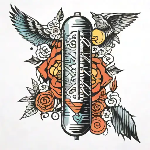 health bar graph made tattoo design idea