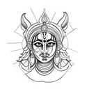 Goddess Kali tattoo design idea