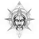 Goddess Kali tattoo design idea