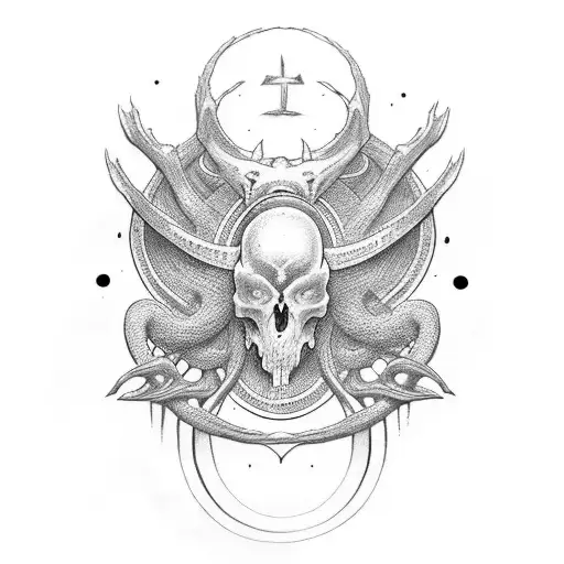 Elden ring symbols tattoo design idea