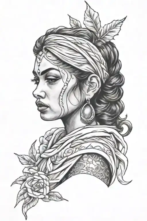 chola tattoo design idea