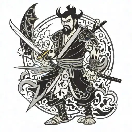 samurai jack tattoo design idea