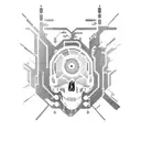 A cyberpunk-inspired skull with circuitry and binary code incorporated into the design tattoo design idea
