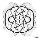 fractal theory representation tattoo design idea